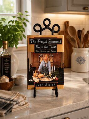 The Frugal Gourmet Keeps the Feast Hardcover Cookbook (Signed Copy)